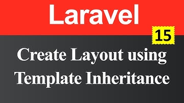 Create Layout using Template Inheritance in Laravel (Hindi)