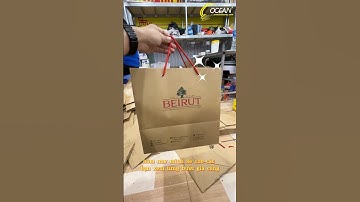 Từng bước gia công để hoàn thành 1 chiếc túi giấy tại xưởng In Đại Dương. #intuigiay #inandaiduong