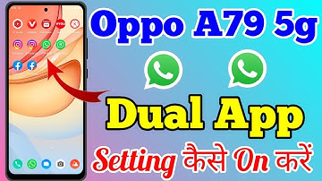 Oppo A79 5g App Clone & Dual App Setting Kaise On Kare // How To Dual App Setting On Oppo A79 5g