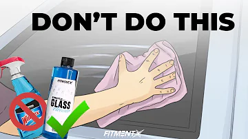 What happens if you use Windex on car windows?