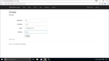 ASP.NET MVC #15 - Insert Update Delete and View data from database | FoxLearn
