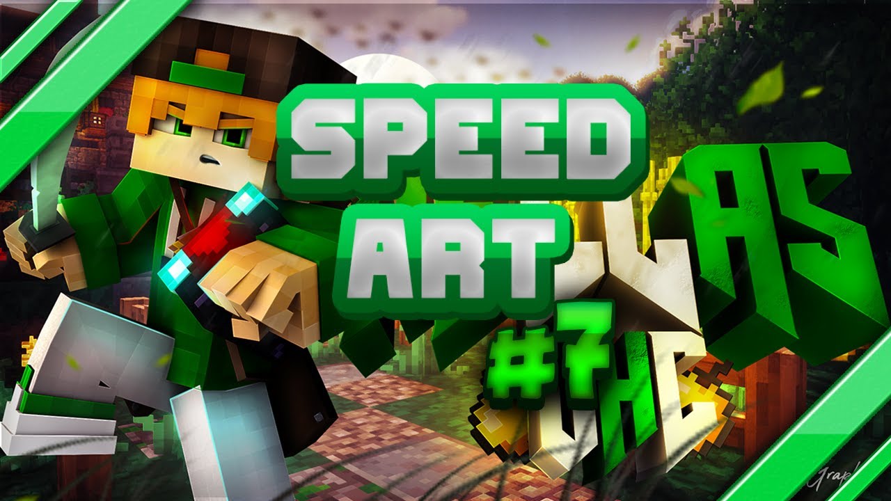 Minecraft Thumbnail Speedart - XSGLeftus [07]