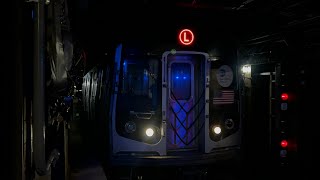 BMT 14th Street Line: Brooklyn and Union Square bound (L) Trains @ 3rd Avenue (R143, R160A-1)