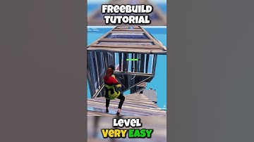Freebuild Tutorial | Level Very Easy #fortnite #freebuild #tutorial #easy #practice #jogopartner