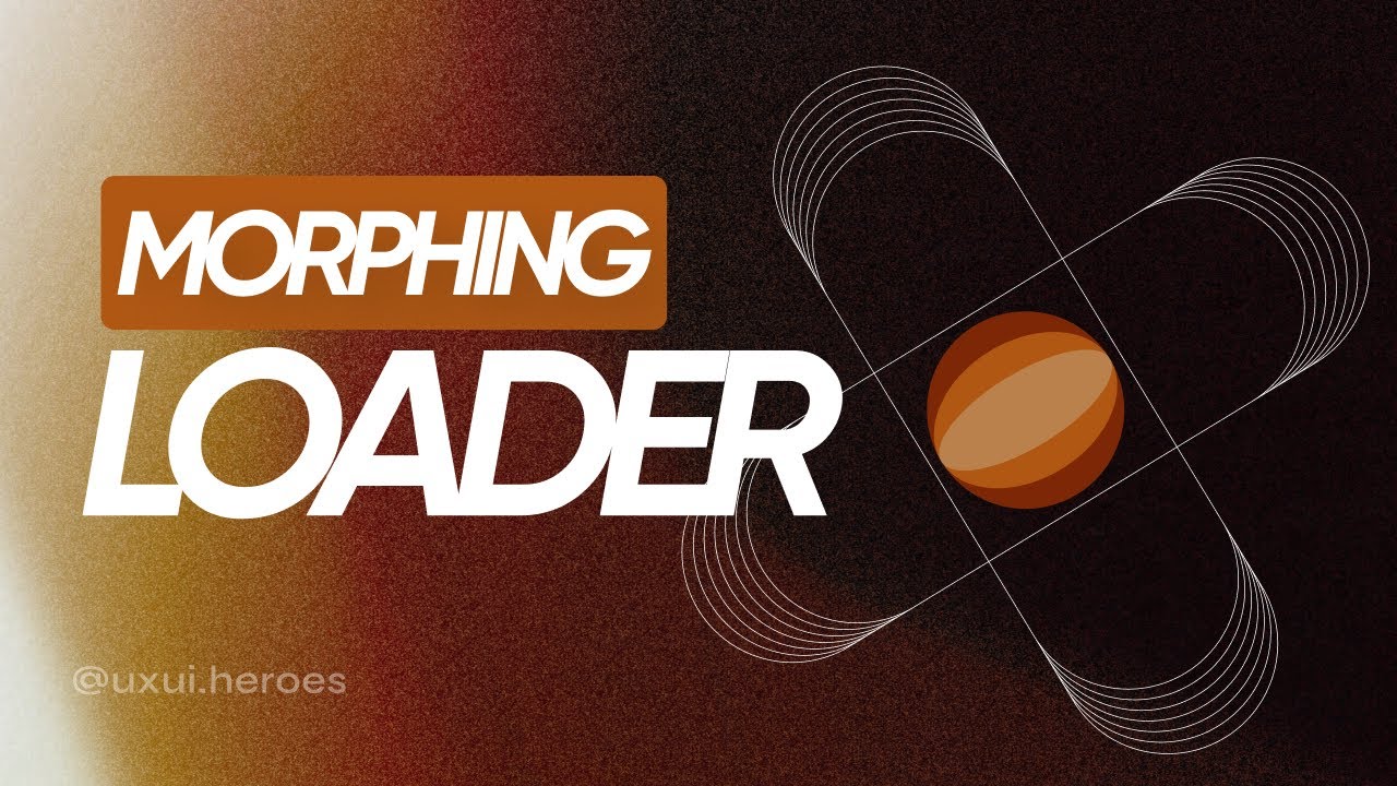 Morphing smooth loader animation in figma | Figma tutorial | Figma ...