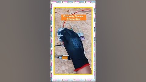 Proximity sensor connection #learningelectronics  #shorts