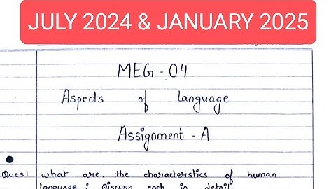 MEG 04 solved assignment 2024-2025 | MEG 04 Solved handwritten assignment 2024-2025 | MEG | IGNOU