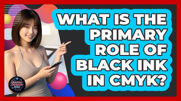 What Is The Primary Role Of Black Ink In CMYK?