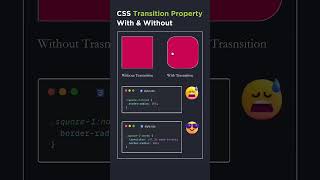 CSS Transitions with and without effect🫡#shorts