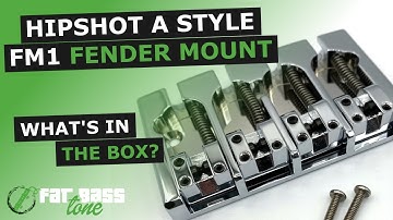 Hipshot A Style FM1 Fender® Replacement Bridge: What’s In The Box (A Close-Up Look)