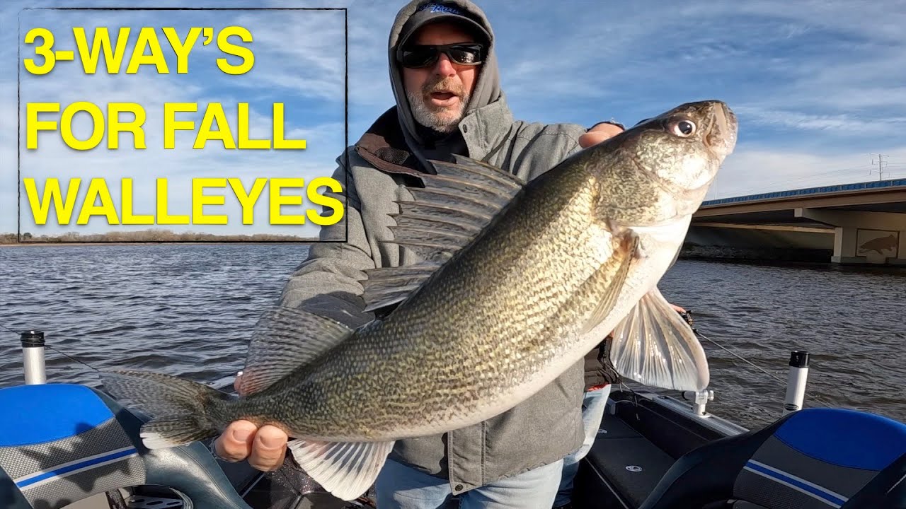 3-WAY'S FOR FALL WALLEYES & TRIP GIVEAWAY!! #walleye #giveaway 