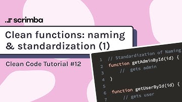 Clean Functions: Naming & Standardization #1 | Clean Code Tutorial