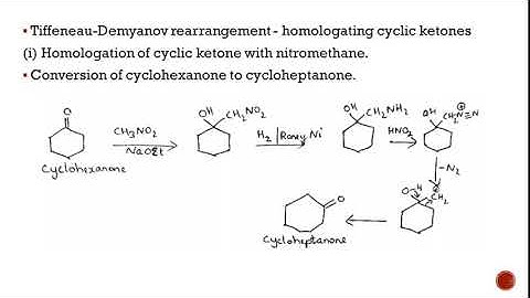 Demyanov Rearrangement