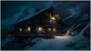Drift to Sleep with Ambience Sounds of Cold Arctic Blizzard┇10 Hours Frosty Wind Storm┇Dark Screen