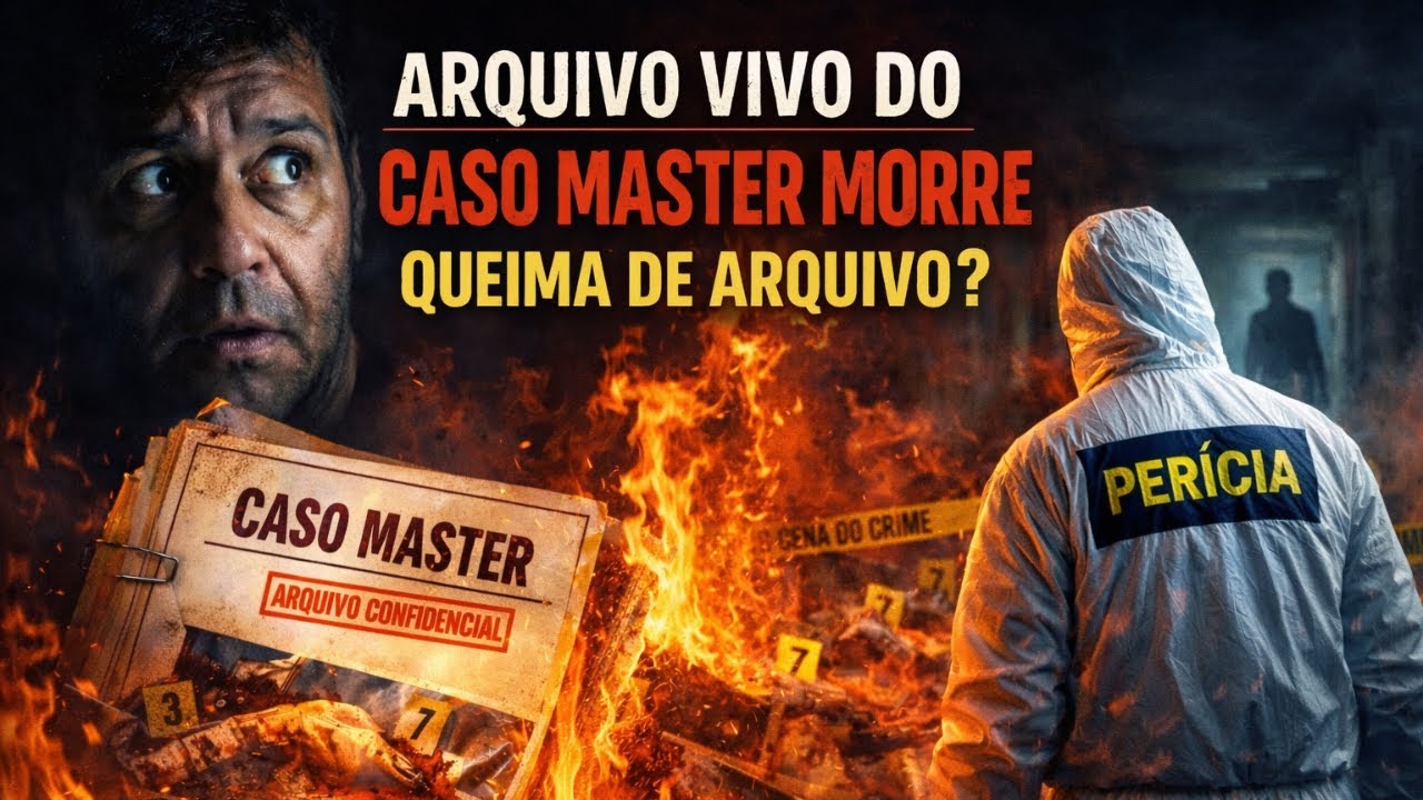 ARQUIVO VIVO DO CASO MASTER MORRE — QUEIMA DE ARQUIVO?