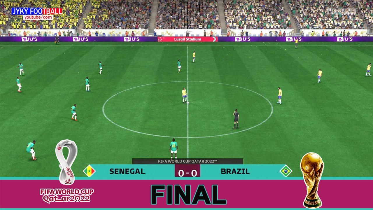 FIFA 23 - Senegal vs Brazil FINAL - FIFA World Cup 2022 Qatar - Full Match All Goals HD - Gameplay