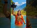 #viralvideo हनुमान जी शिवलिंग लेकर नदी से निकले 😱 | Real Power of Bhakti #shorts