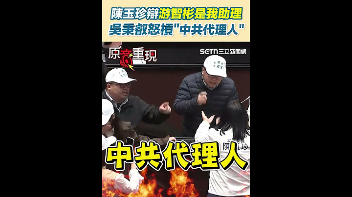 吳秉叡當面槓陳玉珍「中共代理人」！游智彬闖議場陳玉珍辯「我助理」引藍綠激烈爭吵　火爆現場曝光｜三立新聞網 SETN.com