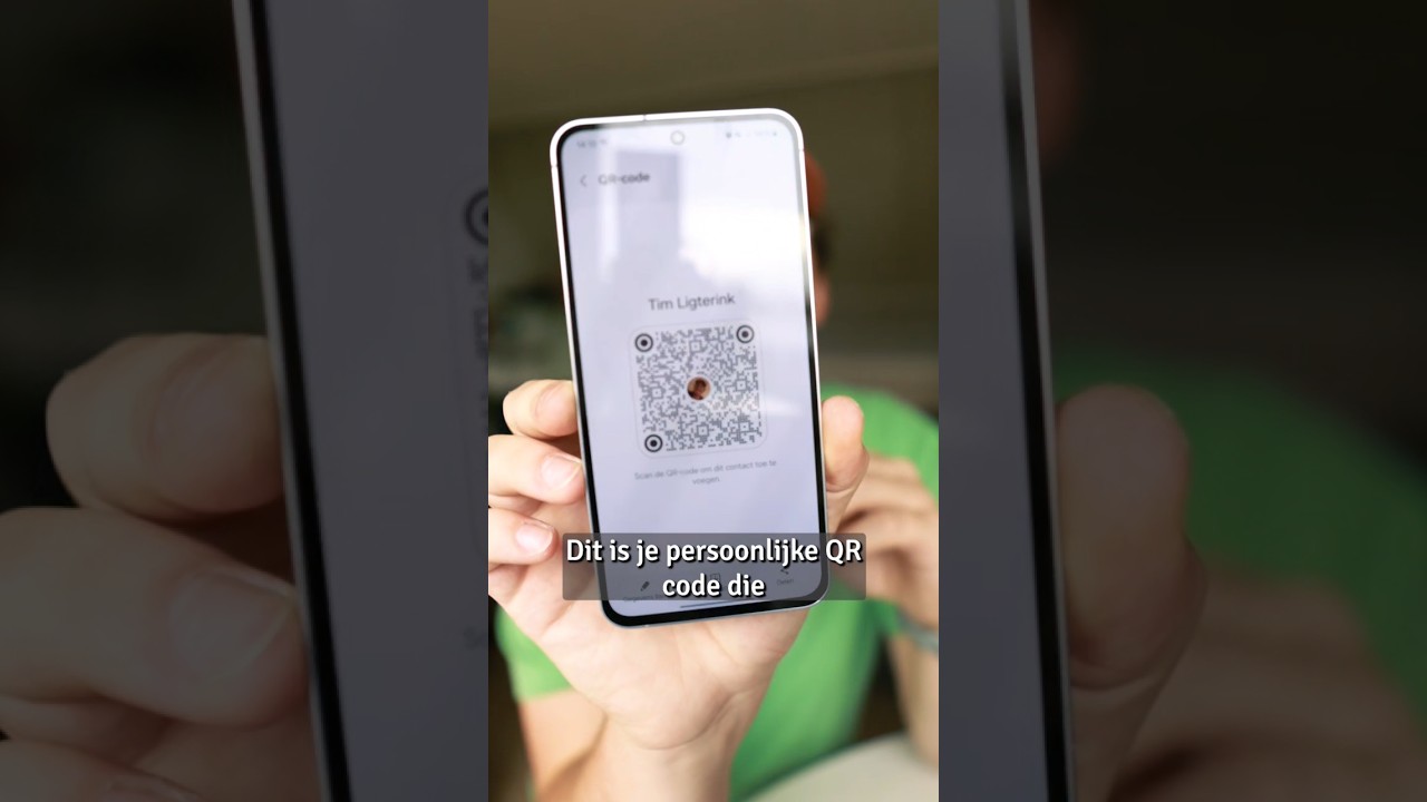Met deze QR-code deel je jouw nummer nog makkelijker! Gebruik jij hem al?👌#samsung #samsungtips