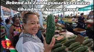 Zondagsmarkt Suriname, Lekkere Surinaamse Groente en Fruit, Pasar Kuto Suriname, Baajaar Suriname