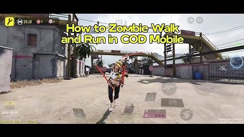Tutorial on how to Zombie Walk Glitch in Call of duty Mobile 