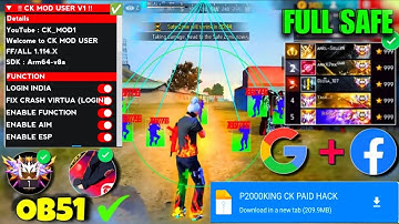 P2077KNG CHEAT V7.7 MOD MENU FREE FIRE 🔥 NEW ANTIBAN FF MOD CS | BR RANK 100% SAFE WORKING | FF HACK