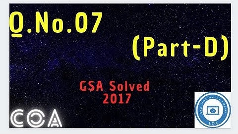 Q NO 07 (D) CSS 2017 Solved General Ability #css2017 #cssability #maths #coa