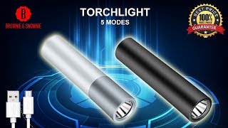 Multi-function Torchlight USB Rechargeable LED Emergency Small Power Bank Lampu Suluh screenshot 5