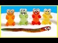 ДОМАШНИЕ желейные мишки рецепт приготовления червяков из мармелада Jelly bears and worms how to cook