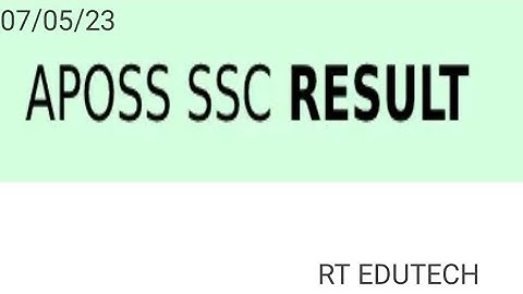 APOSS SSC RESULT 2023 RELEASED DATE DECLARED, HOW TO CHECK RESULT, ANDHRA PRADESH CLASS 10 RESULT