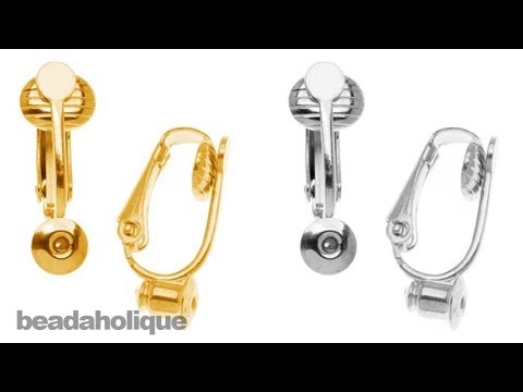 Jewelry Designer Earring Converters Pierced To Clip On Nickel