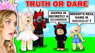 Our KIDS EXPOSED US During Truth Or Dare In Adopt Me! (Roblox)
