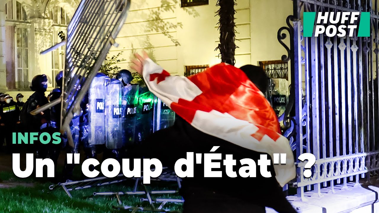 En Géorgie, des manifestants tentent d’envahir le palais présidentiel