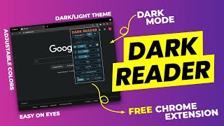 dark reader - google chrome extension for browsing the web in dark mode