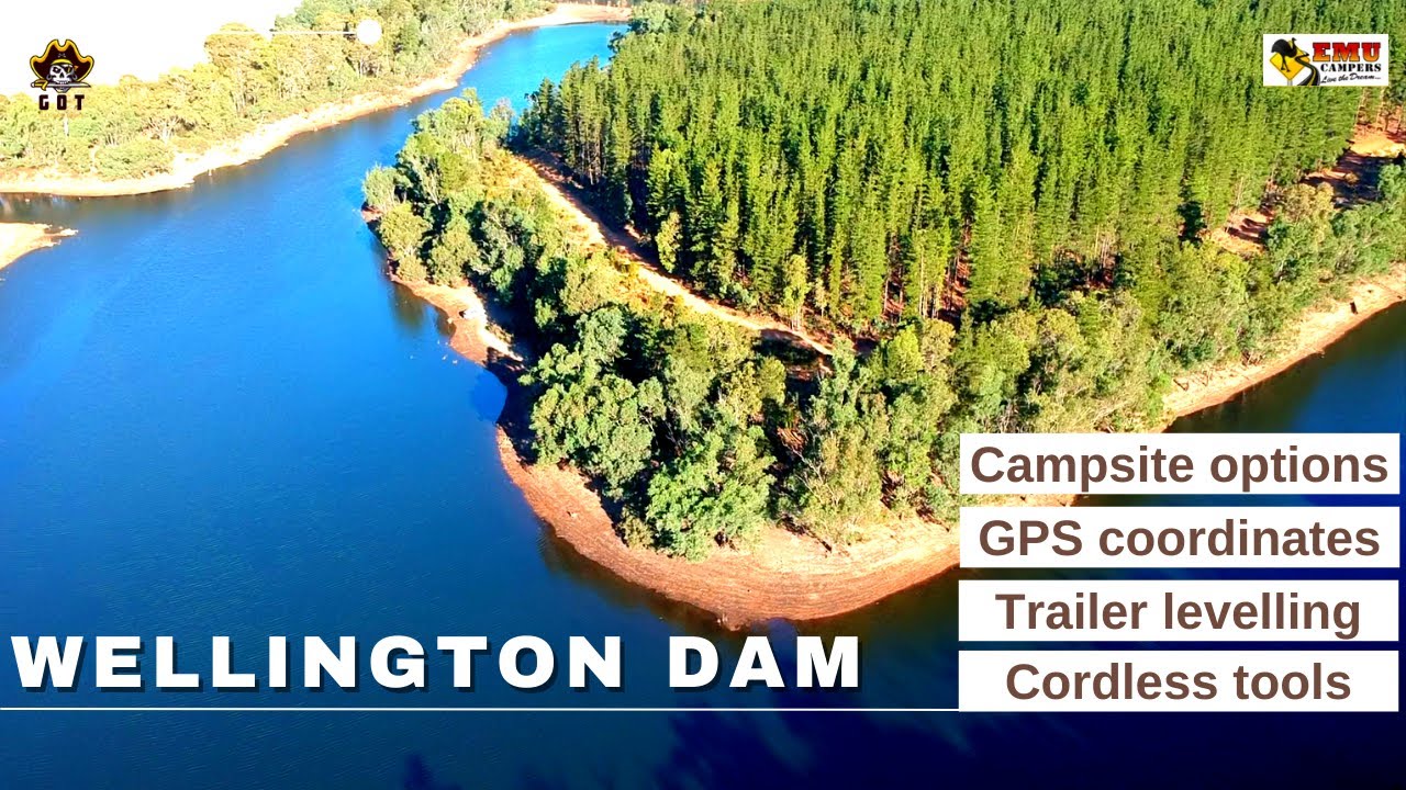 Wellington Dam 2022 Trailer Levelling, Cordless Tools and Campsite