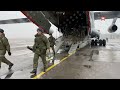 Российские миротворцы прибыли на аэродром Алма-Аты