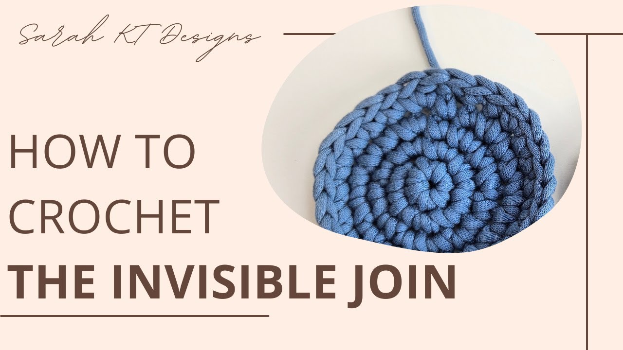 How to make a Crochet Invisible Join - YouTube