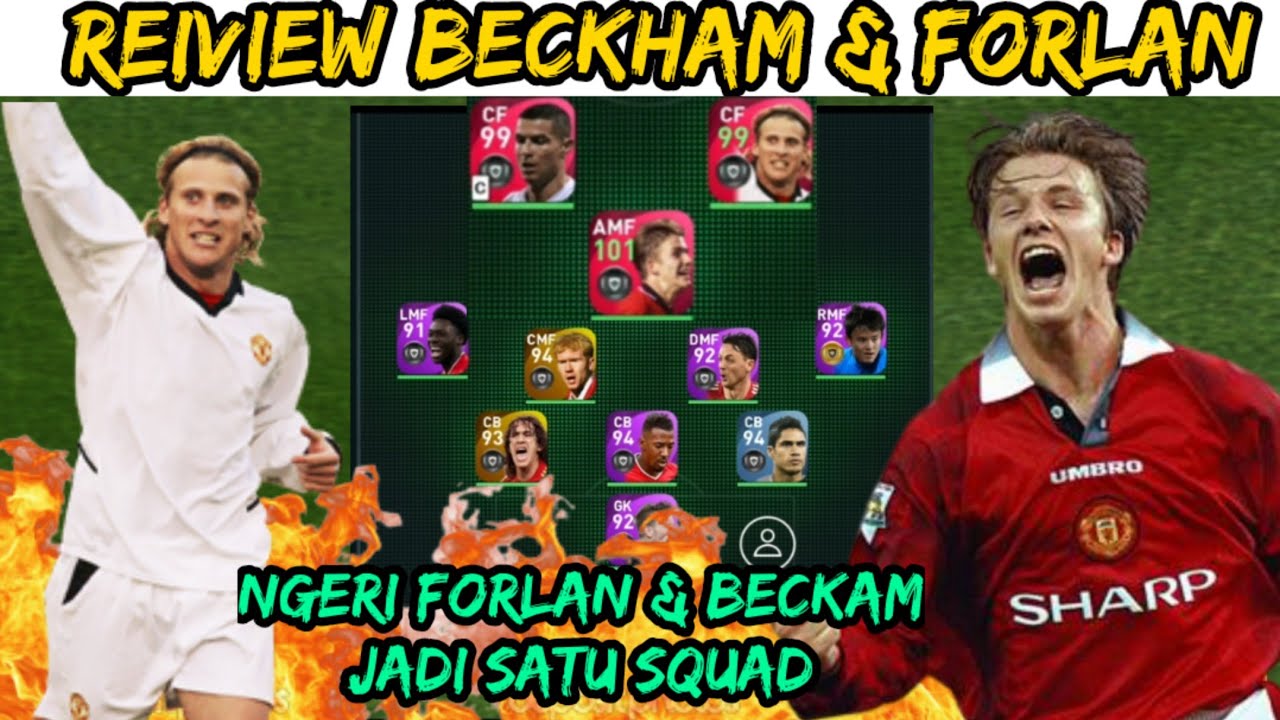 REVIEW ICONIC BECKHAM DAN FORLAN PES 2021 MOBILE