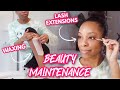 #AtHome DIY Beauty Maintenance Routine! | Hair Removal, Brows, Nails &amp; Lashes