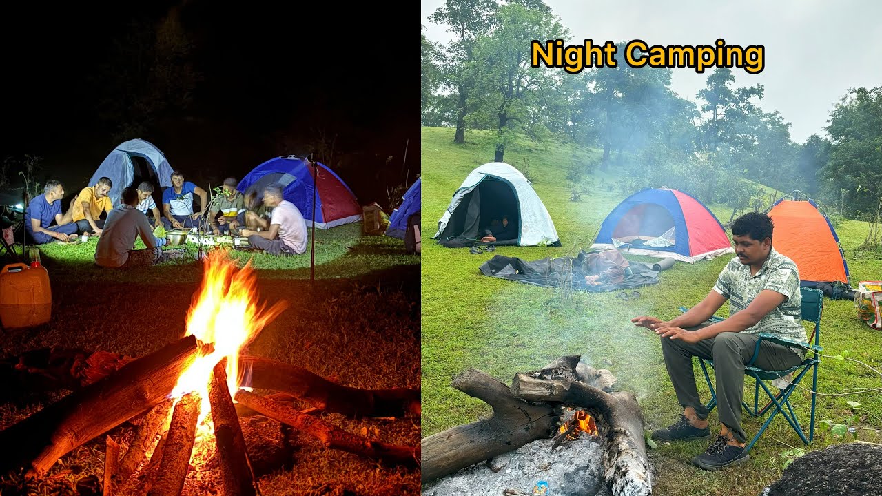 દોસ્તો સાથે ખતરનાક ગાઢ જંગલમા રાત્રી રોકાણ | Night Camping In Forest | Wandering Mahesh