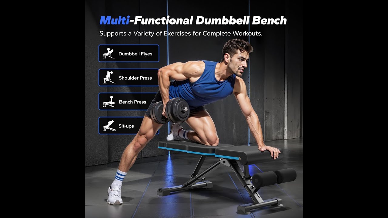 Merach Bench MERACH Adjustable Weight Bench Fast Folding Weight Benches for Home Gym ...