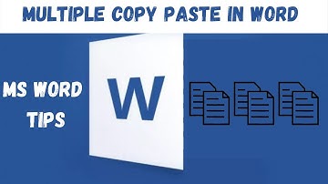 Copy and Paste Multiple Items in Word ( Urdu/Hindi)