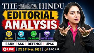 The Hindu Analysis | 28th May 2026 | Editorial Analysis, Reading, Vocab, MCQs | by Anchal Ma'am