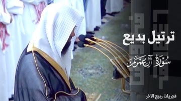 " إن الله يرزق من يشاء بغير حساب " ترتيل بديع من سورة آل عمران للشيخ د. محمد برهجي ~ فجر 26-4-1446هـ