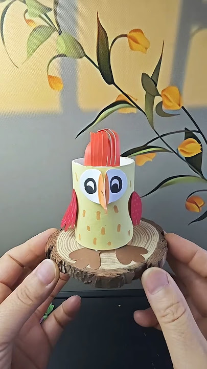 Membuat Burung Dari Barang Bekas! #diy #craft #kerajinankertas #viral #video