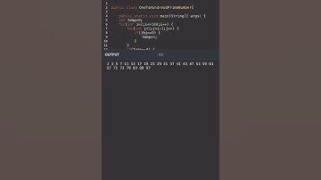 1-100 PRIME NUMBERS LISTS #shorts #coding #java #coding
