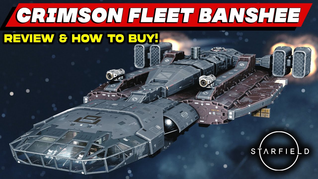 Crimson Fleet Banshee | How to Buy Rare Ships in STARFIELD | Complete ...