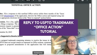 How to Reply to USPTO Office Action | Tutorial | Follow Along | Trademarks