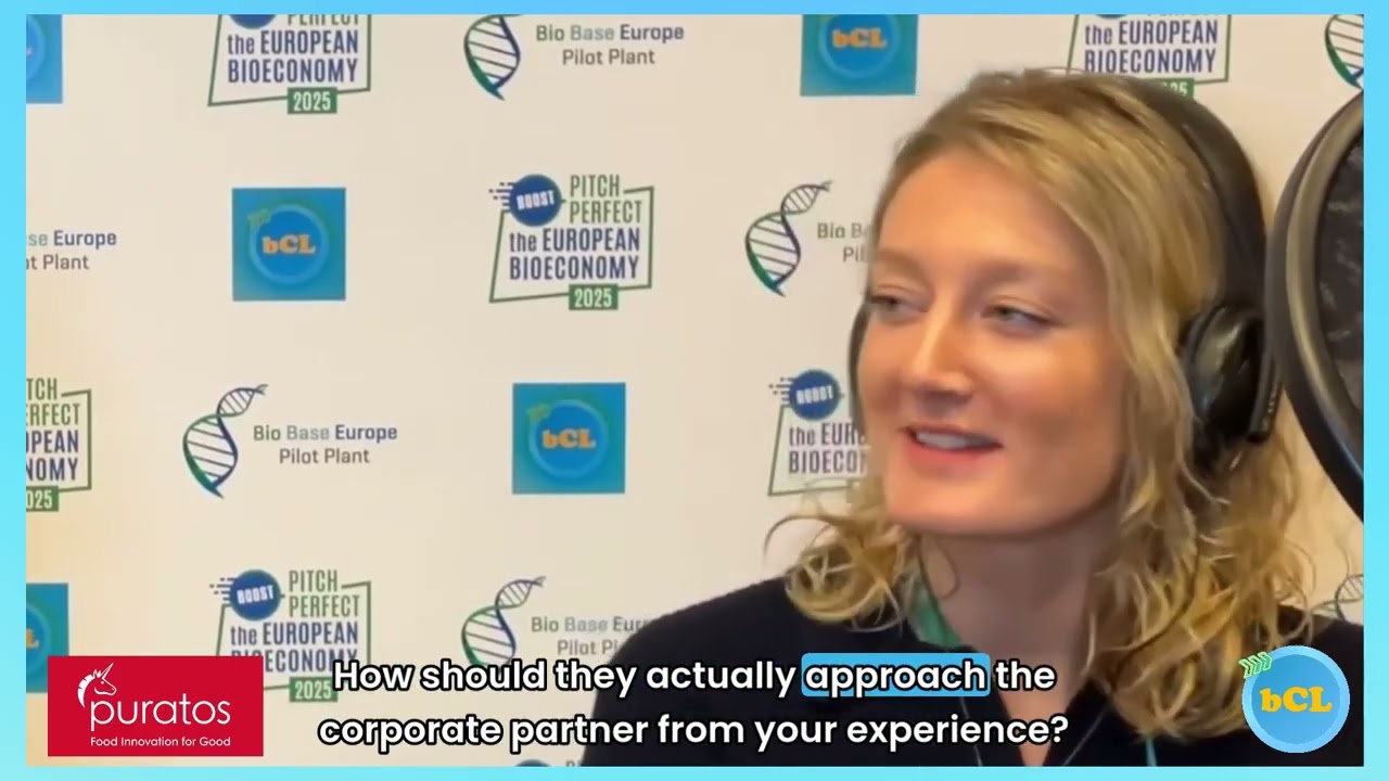 Bram Pareyt, Puratos - Podcast Mini-Series, Pitch Perfect & Boost EU Bioeconomy 2025