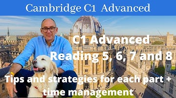 C1 Advanced Reading Parts 5, 6, 7, 8 - Tips and Strategies for C1 Advanced Reading